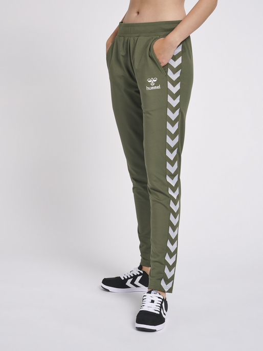 hmlNELLY 2.0 TAPERED PANTS, BEETLE, model