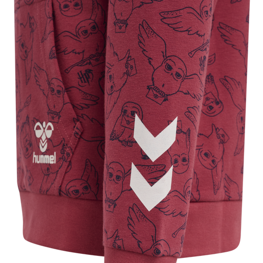 hmlHARRY POTTER AOP HOODIE, EARTH RED hmlHARRY POTTER AOP HOODIE, EARTH RED, packshot