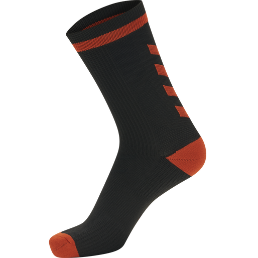 ELITE INDOOR SOCK LOW, BLACK, packshot