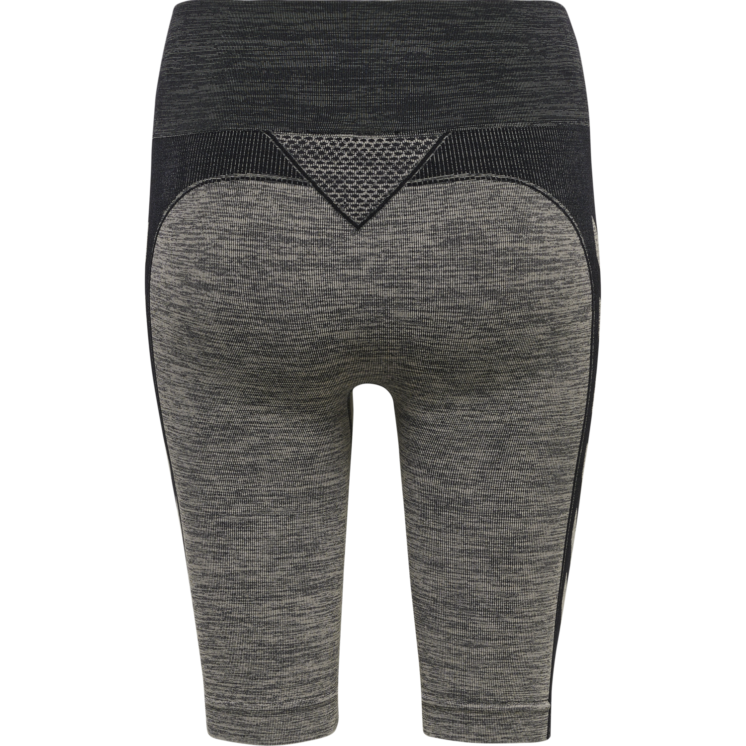 hmlCLEA SEAMLESS CYCLING SHORTS, CHATEAU GRAY/BLACK MELANGE, packshot