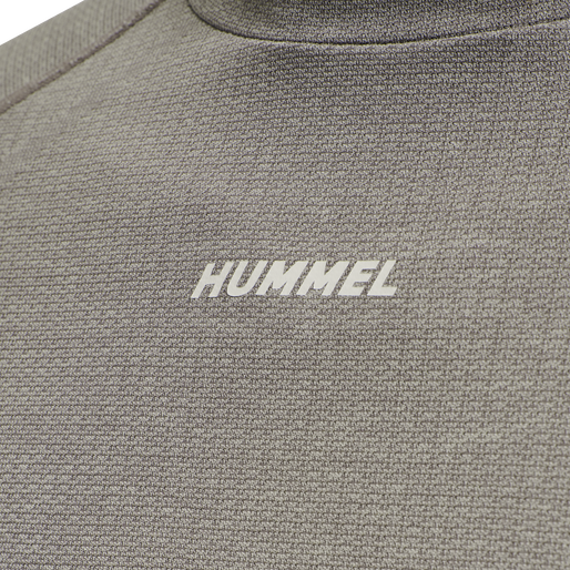 hmlTE MIKE SEAMLESS T-SHIRT, CHATEAU GRAY/DRIFTWOOD MELANGE hmlTE MIKE SEAMLESS T-SHIRT, CHATEAU GRAY/DRIFTWOOD MELANGE, packshot