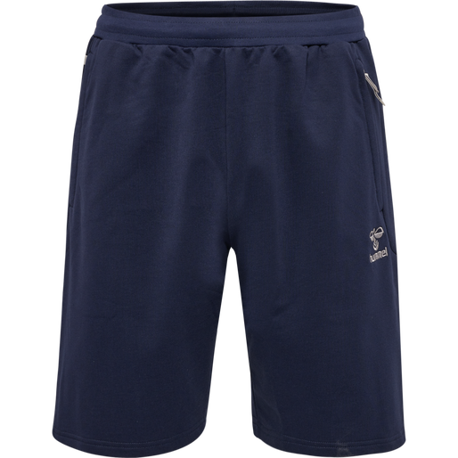 hmlMOVE GRID COTTON SHORTS, MARINE, packshot