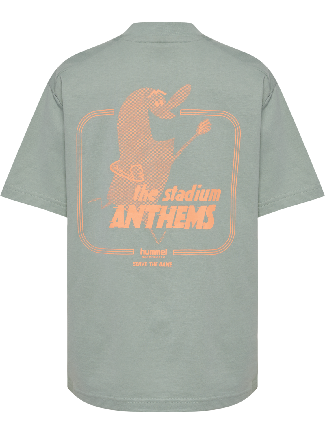 hmlJR LOOSE T-SHIRT S/S STADIUM, ICEBERG GREEN, packshot