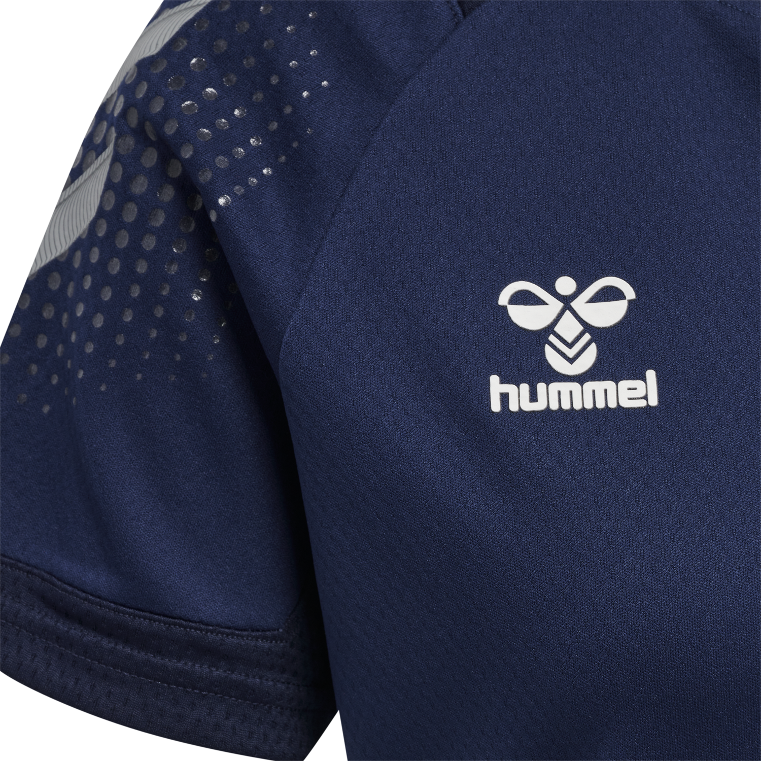 hmlLEAD WOMENS S/S POLY JERSEY, MARINE, packshot