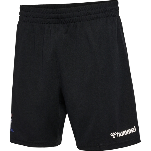 FFHB REFEREE POLY SHORTS, BLACK W, packshot