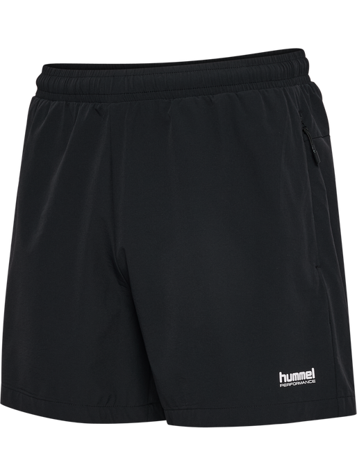 hmlPULSE SHORTS, BLACK hmlPULSE SHORTS, BLACK, packshot
