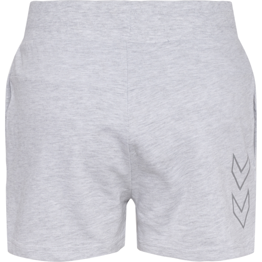 hmlLGC SENNA SWEAT SHORTS, LIGHT GREY MELANGE, packshot