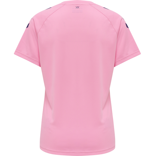 hmlCORE XK CORE POLY TEE  S/S WOMAN, COTTON CANDY, packshot