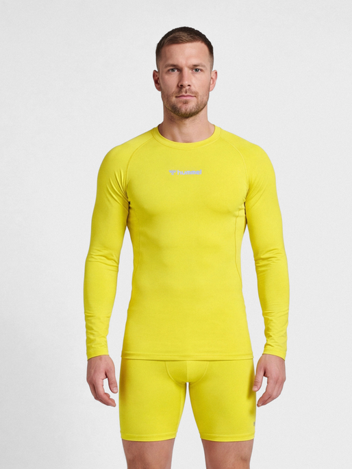 hmlBL PERFORMANCE TEE L/S, BLAZING YELLOW, model