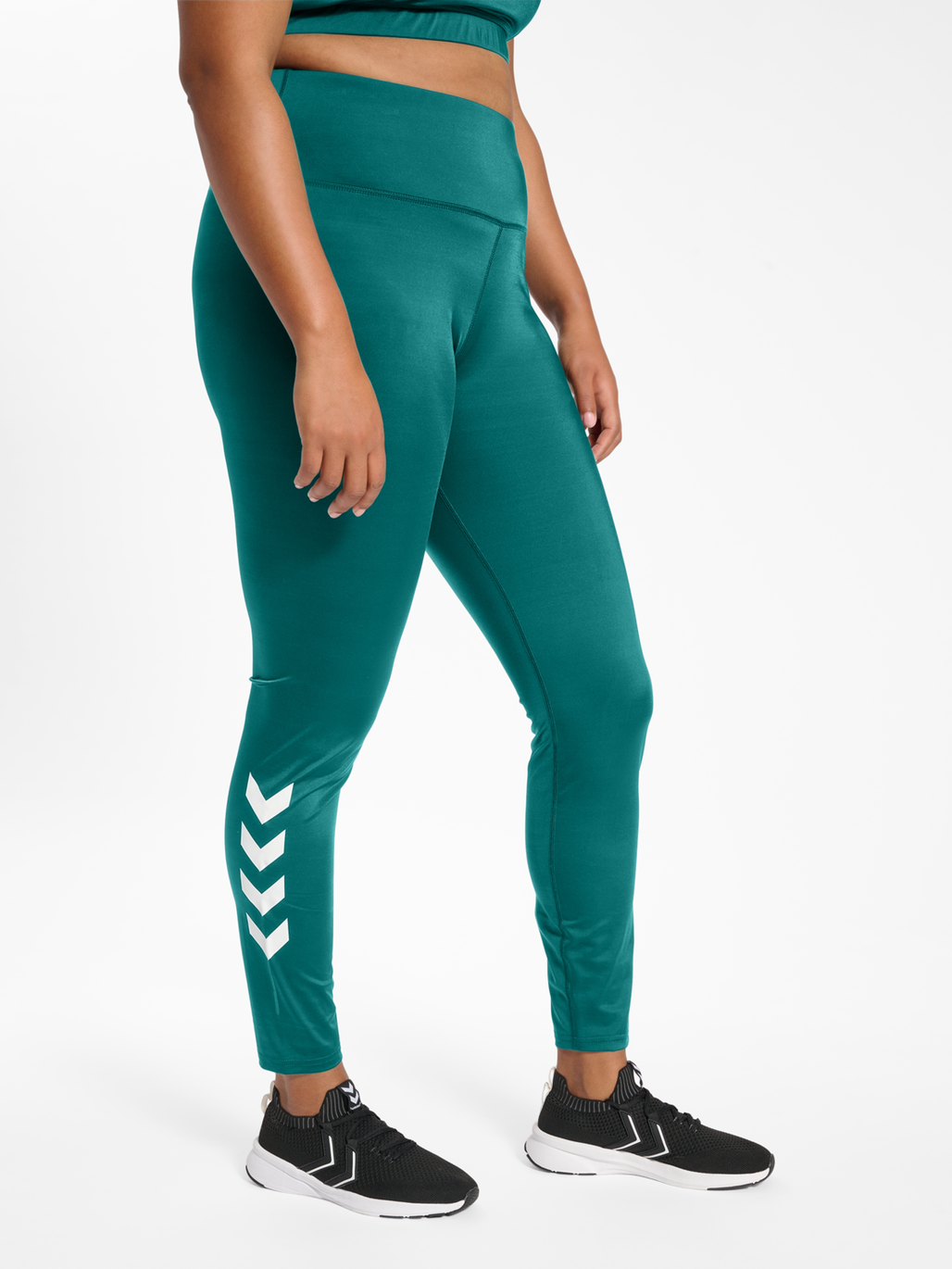 hmlTE CURVY HIGH WAIST TIGHTS PLUS, 6470, model