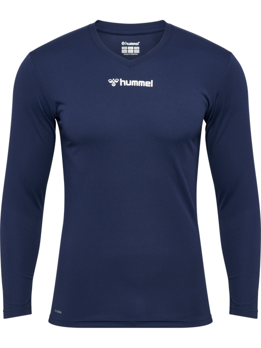 hmlBL ESSENTIAL TEE L/S, MARINE hmlBL ESSENTIAL TEE L/S, MARINE, packshot