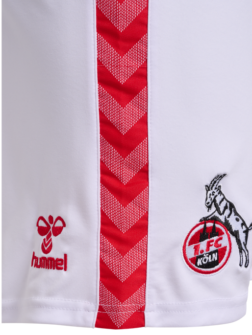 1FCK 23/24 HOME SHORTS, WHITE/TRUE RED 1FCK 23/24 HOME SHORTS, WHITE/TRUE RED, packshot