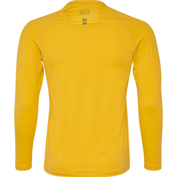 HML FIRST PERFORMANCE JERSEY L/S, SPORTS YELLOW, packshot