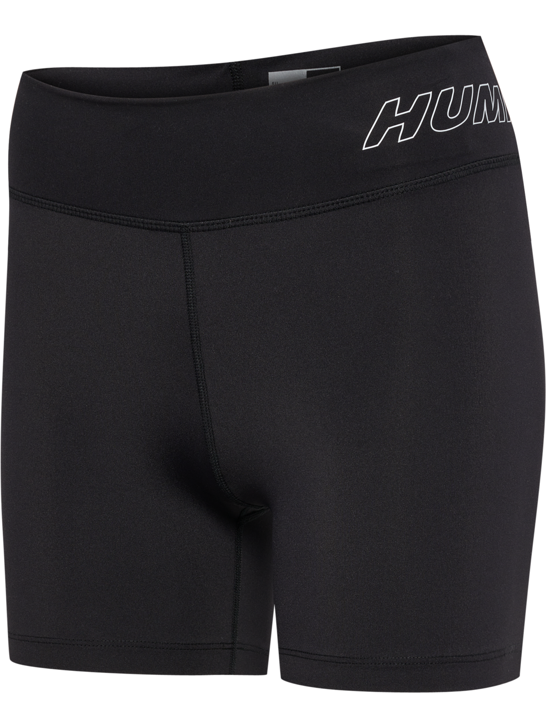 hmlTE FUNDAMENTAL MW TIGHT SHORTS, BLACK/WHITE, packshot
