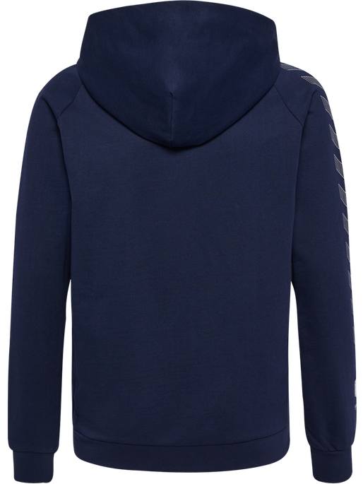 hmlMOVE GRID COTTON ZIP HOODIE KIDS, MARINE, packshot