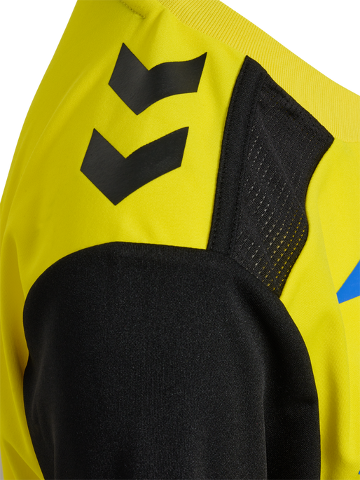 FFHB NEW REFEREE JERSEY S/S WO, BLAZING YELLOW W/O SPONSOR FFHB NEW REFEREE JERSEY S/S WO, BLAZING YELLOW W/O SPONSOR, packshot
