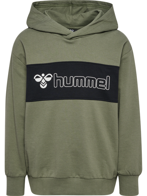 hmlATLAS HOODIE, DUSTY OLIVE hmlATLAS HOODIE, DUSTY OLIVE, packshot