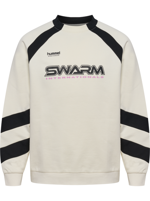 hmlOVERSIZED CREW SPORTSWEAR SWARM, TOFU, packshot