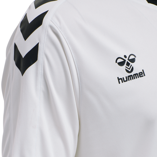 hmlCORE XK POLY JERSEY S/S, WHITE hmlCORE XK POLY JERSEY S/S, WHITE, packshot