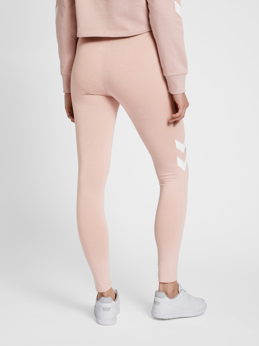 hmlLEGACY WOMAN HIGH WAIST TIGHTS, CHALK PINK, model