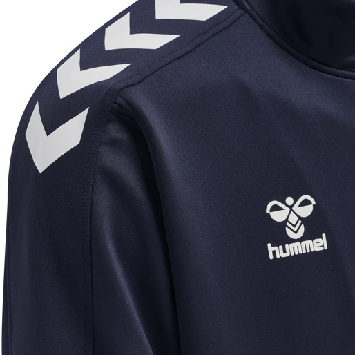 hmlCORE XK POLY ZIP SWEAT, MARINE hmlCORE XK POLY ZIP SWEAT, MARINE, packshot
