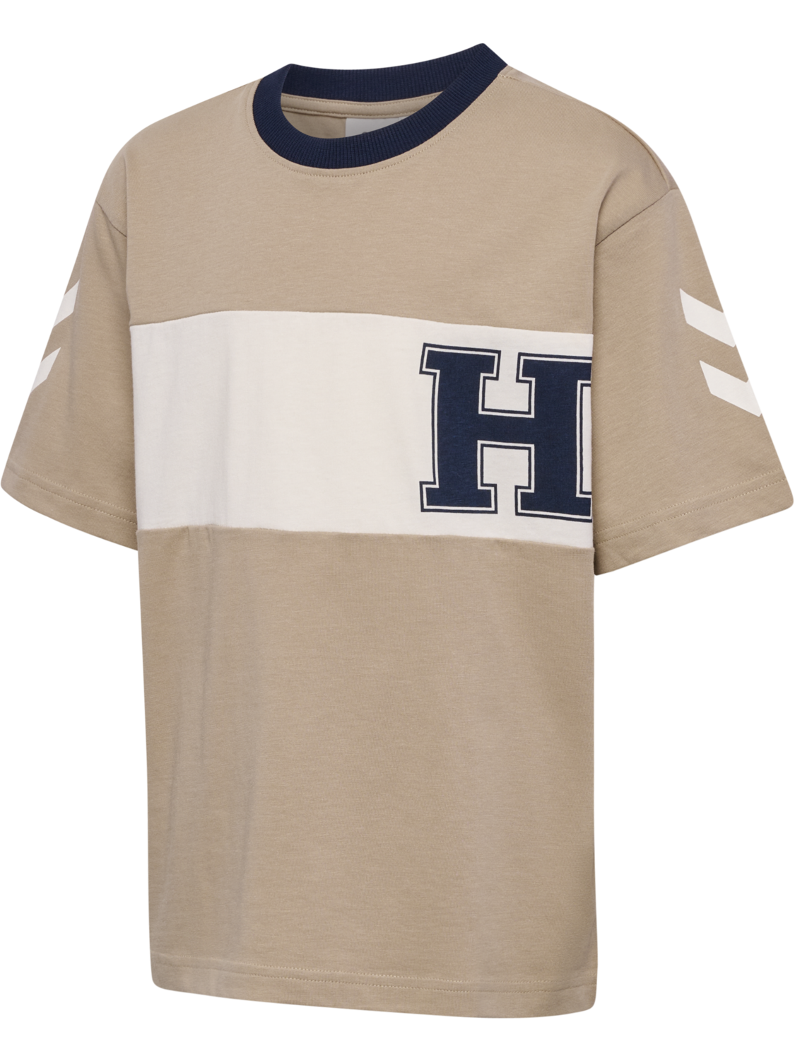 hmlROBIN LOOSE T-SHIRT S/S, COBBLESTONE, packshot