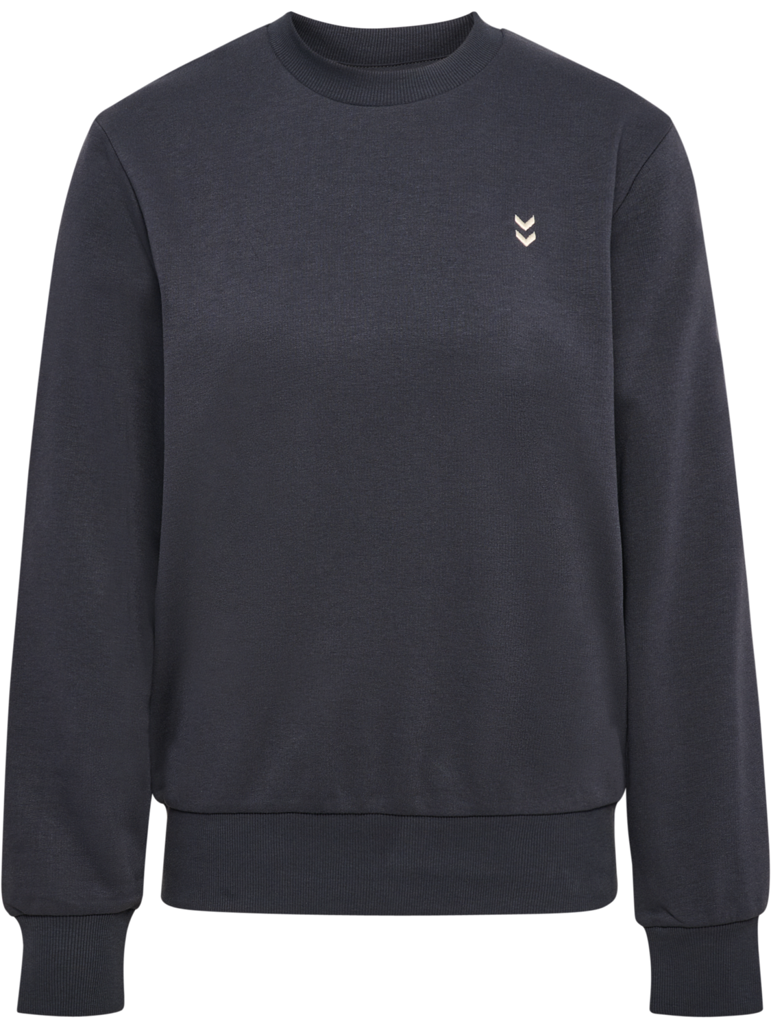 hmlPULSE W SWEAT CREWNECK, EBONY, packshot