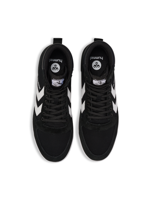 HUMMEL SLIMMER STADIL HIGH, BLACK/ WHITE KH, packshot