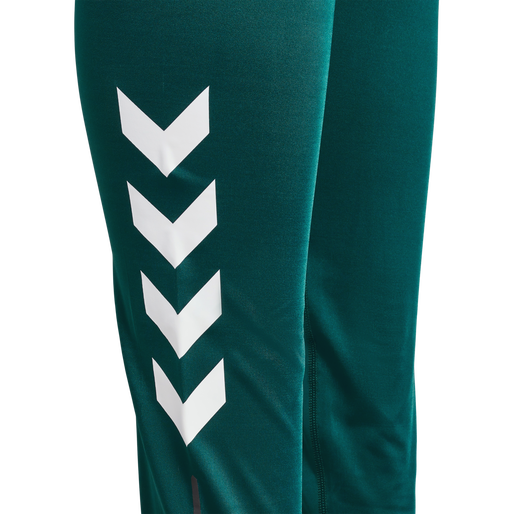 hmlTE CURVY HIGH WAIST TIGHTS PLUS, DEEP TEAL, packshot