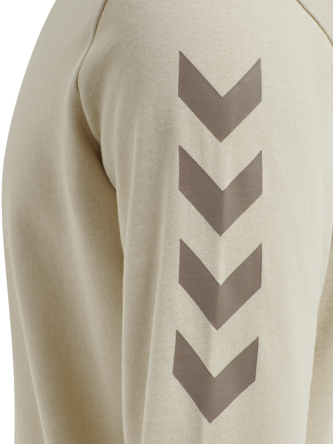 hmlLEGACY CHEVRON SWEATSHIRT, PUMICE STONE, packshot