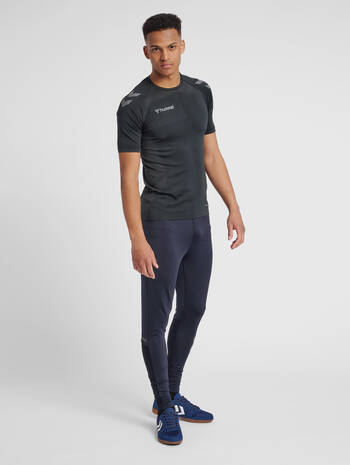 hmlAUTHENTIC PRO SEAMLESS JERSEY S/S, ANTHRACITE, model