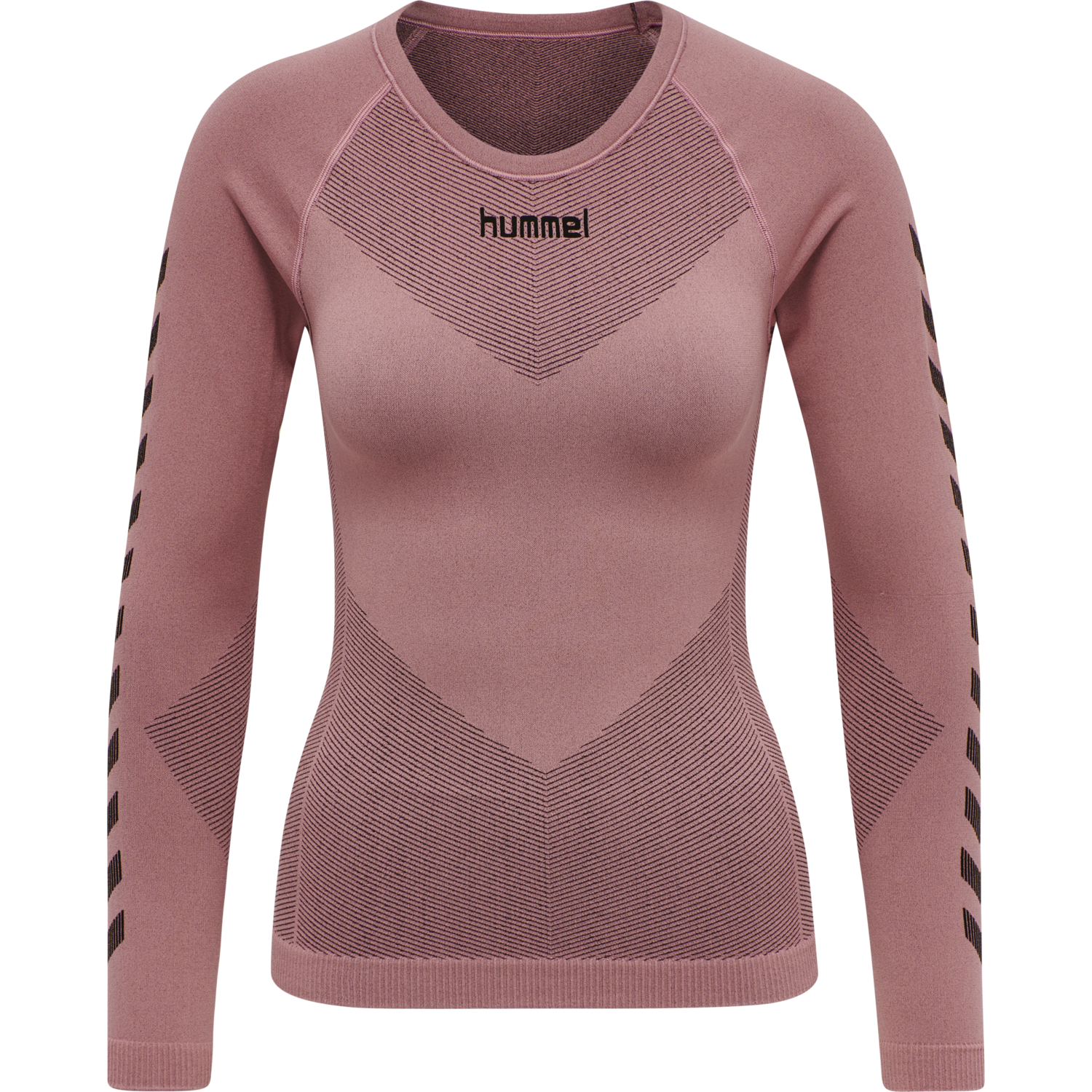HUMMEL FIRST SEAMLESS JERSEY L/S W, DUSTY ROSE, packshot