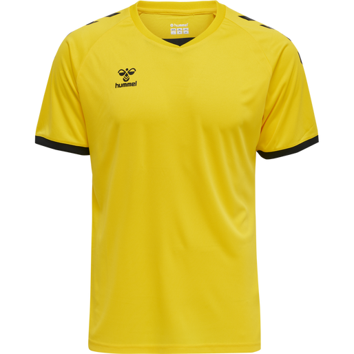 hmlCORE VOLLEY TEE, BLAZING YELLOW hmlCORE VOLLEY TEE, BLAZING YELLOW, packshot