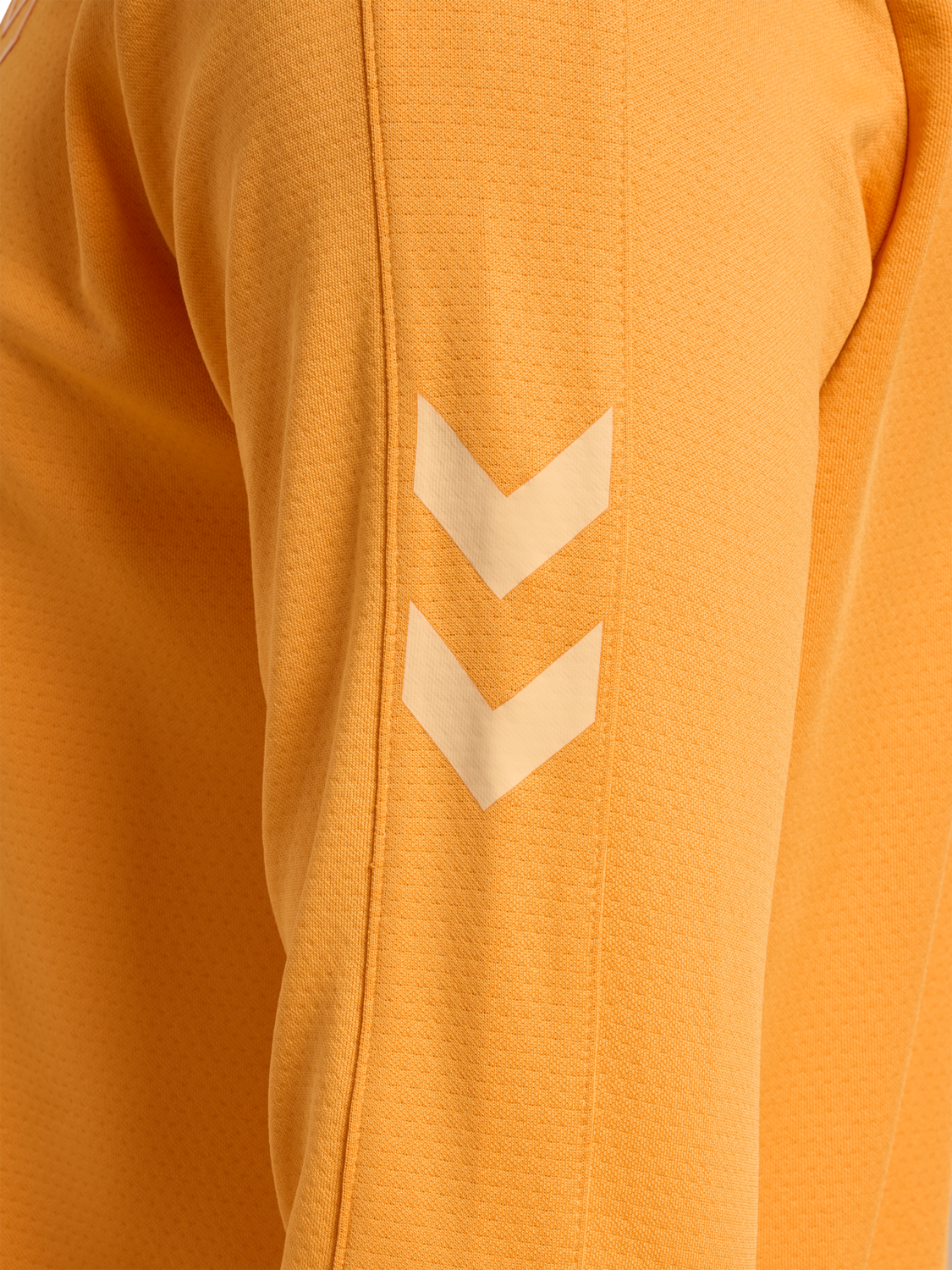 hmlACTIVE PL HALF ZIP, BLAZING ORANGE, packshot