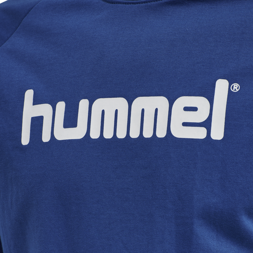 HMLGO COTTON LOGO SWEATSHIRT WOMAN, TRUE BLUE, packshot