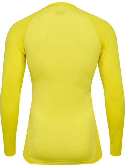 hmlBL PERFORMANCE TEE L/S, BLAZING YELLOW, packshot