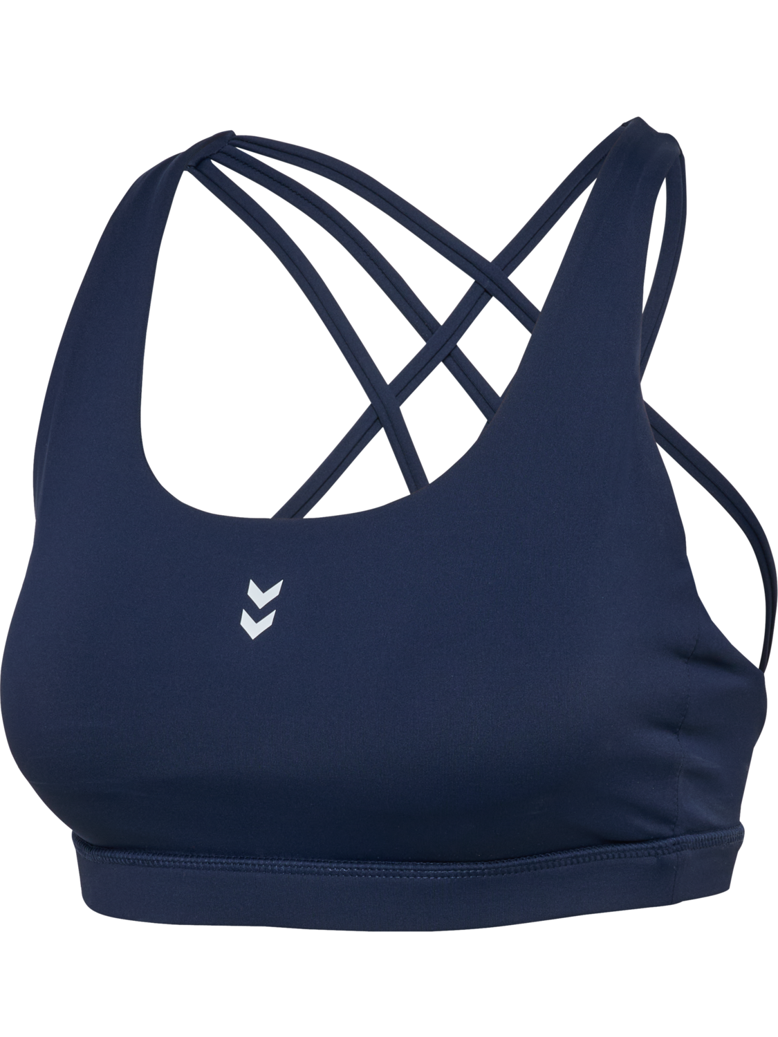 hmlFAST IMPACT STRAP BRA, DRESS BLUES, packshot