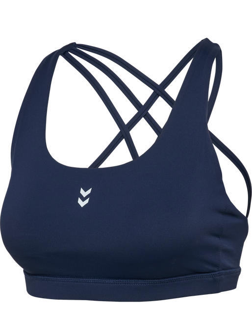 hmlFAST IMPACT STRAP BRA, DRESS BLUES hmlFAST IMPACT STRAP BRA, DRESS BLUES, packshot