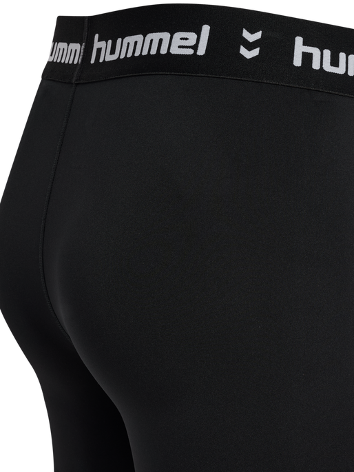 hmlPULSE MID WAIST SHORT TIGHTS, BLACK hmlPULSE MID WAIST SHORT TIGHTS, BLACK, packshot