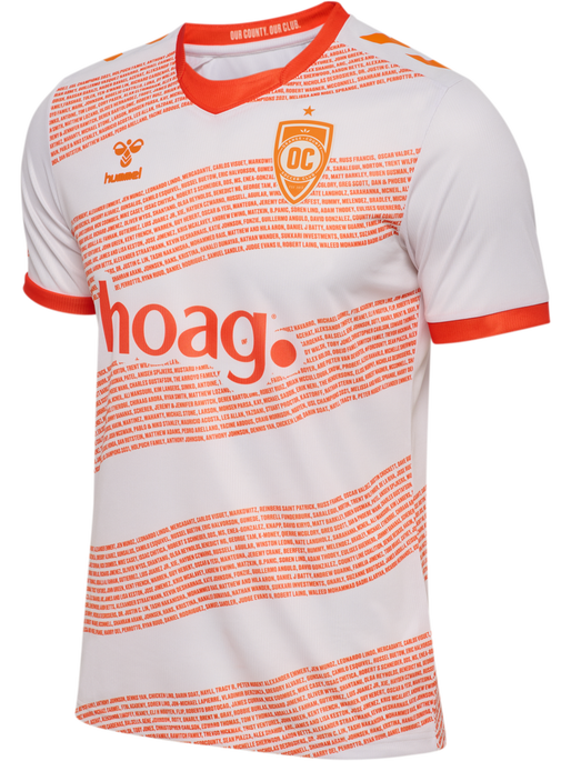 ORANGE COUNTY 25 AWAY JERSEY S/S, WHITE, packshot