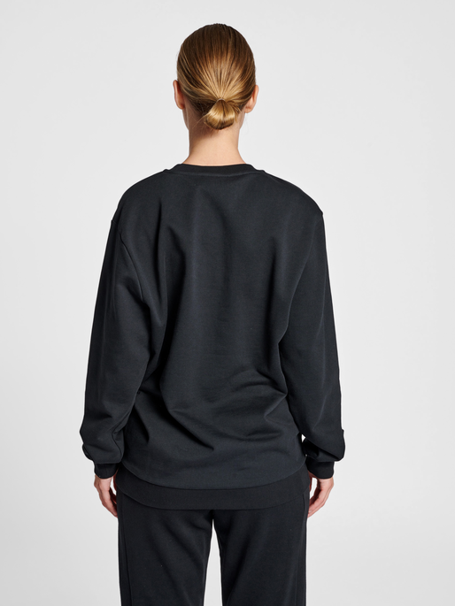 hmlLGC AUSTIN SWEATSHIRT, BLACK, model