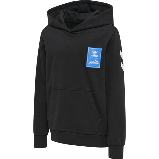 hmlFLYING SPRING HOODIE, BLACK hmlFLYING SPRING HOODIE, BLACK, packshot