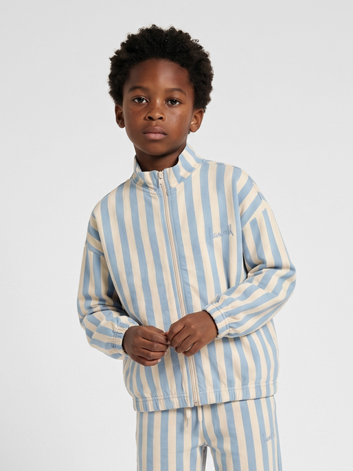 hmlMIO FULL ZIP JACKET, CASHMERE BLUE, model