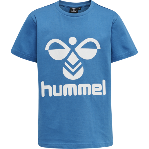 hmlTRES T-SHIRT S/S, VALLARTA BLUE, packshot