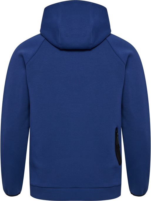 hmlTECH FLEECE REGULAR ZIP HOODIE, ESTATE BLUE, packshot