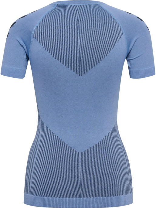 HUMMEL FIRST SEAMLESS JERSEY S/S W, BEL AIR BLUE HUMMEL FIRST SEAMLESS JERSEY S/S W, BEL AIR BLUE, packshot