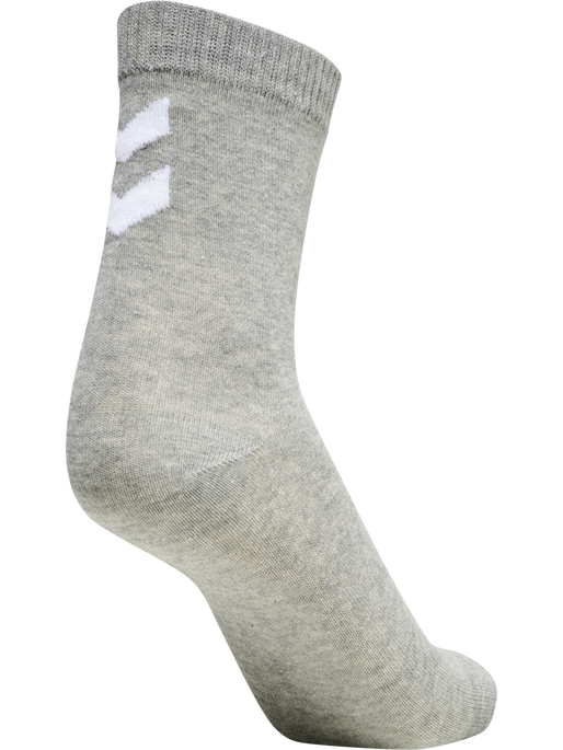 hmlMAKE MY DAY SOCK 5-PACK, GREY MELANGE/GREY MELANGE hmlMAKE MY DAY SOCK 5-PACK, GREY MELANGE/GREY MELANGE, packshot