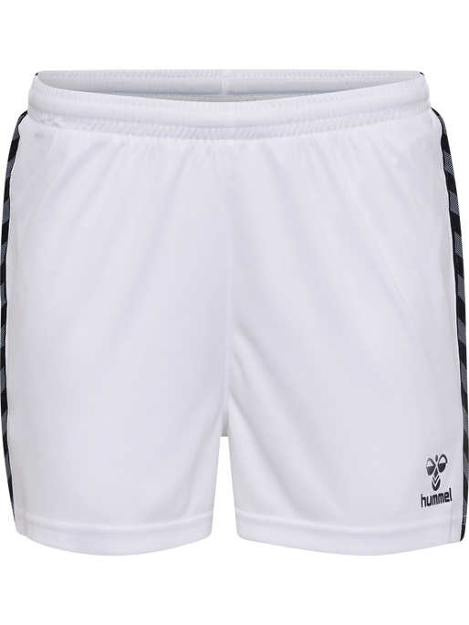 hmlAUTHENTIC PL SHORTS WOMAN, WHITE, packshot