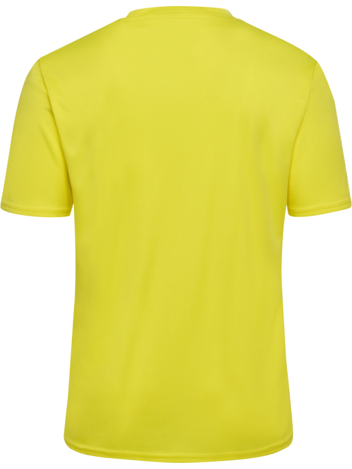 hmlESSENTIAL JERSEY S/S, BLAZING YELLOW, packshot