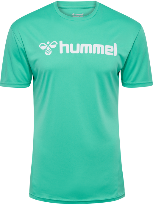 hmlLOGO JERSEY S/S, ATLANTIS, packshot